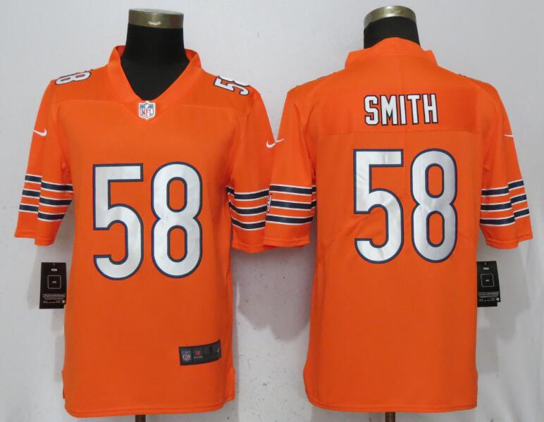 Nike Bears 58 Roquan Smith Orange Youth Vapor Untouchable Limited Jersey