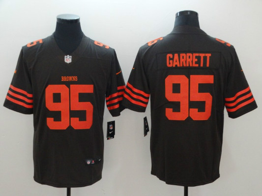 Nike Browns 95 Myles Garrett Brown Youth Color Rush Limited Jersey