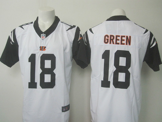 Nike Bengals 18 A.J. Green White Youth Color Rush Limited Jersey