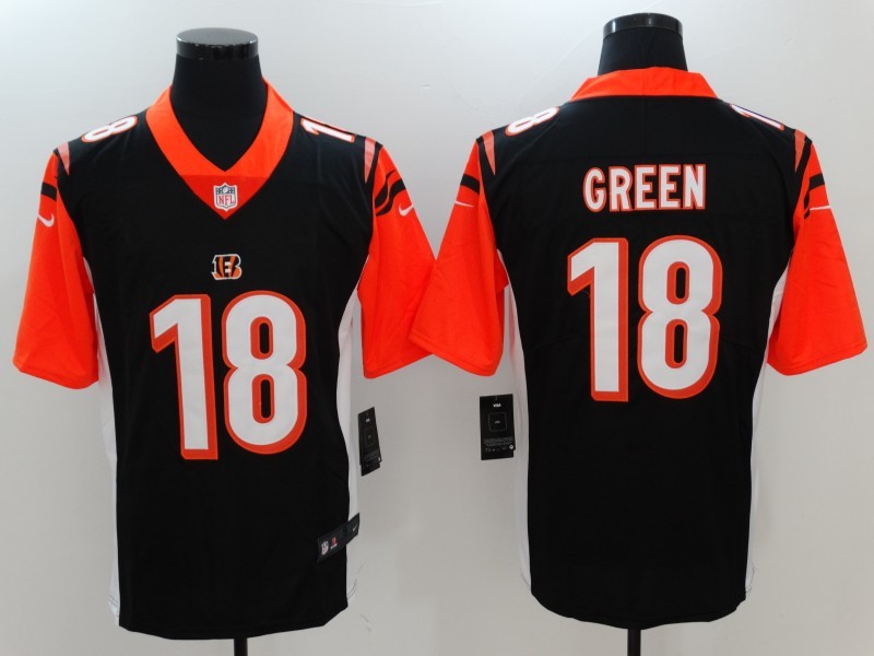 Nike Bengals 18 A.J. Green Black Youth Color Rush Limited Jersey