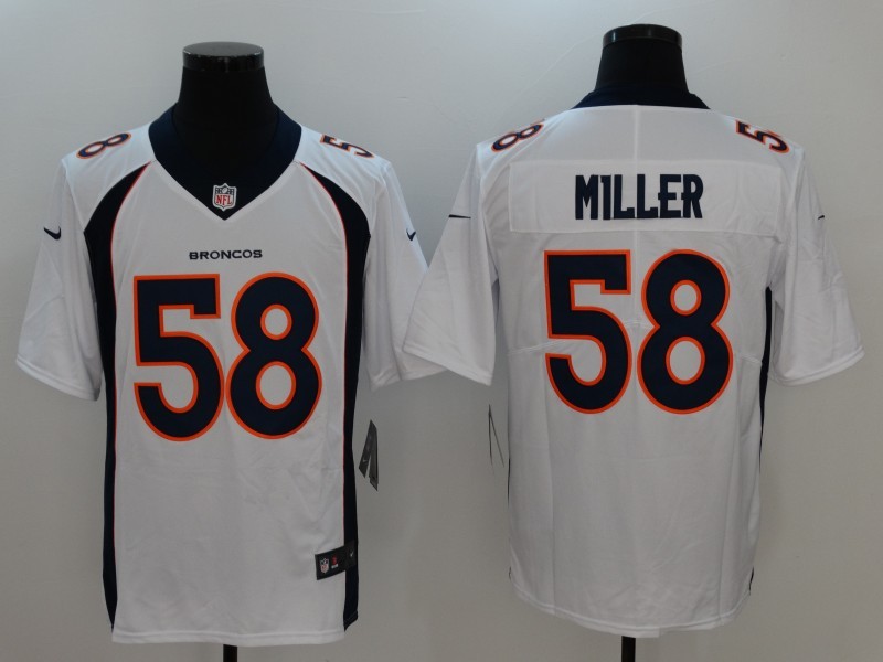 Nike Broncos 58 Von Miller White Youth Vapor Untouchable Player Limited Jersey