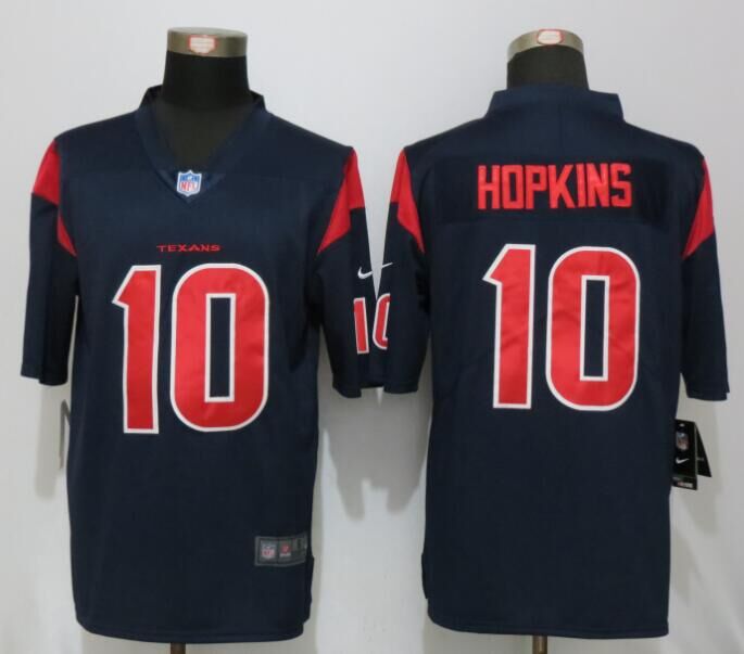 Nike Texans 10 DeAndre Hopkins Navy Youth Color Rush Limited Jersey