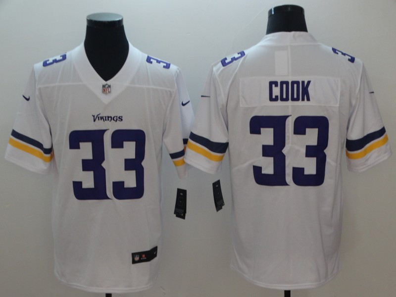 Nike Vikings 33 Dalvin Cook White Youth Vapor Untouchable Limited Jersey