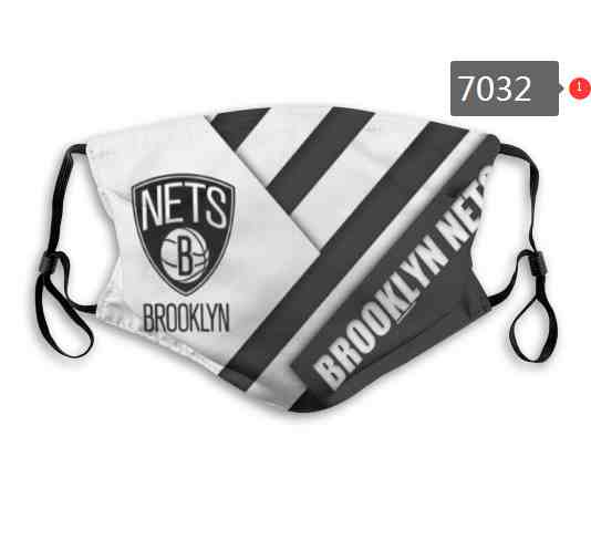 NBA Basketball Brooklyn Nets Waterproof Breathable Adjustable Kid Adults Face Masks 7032