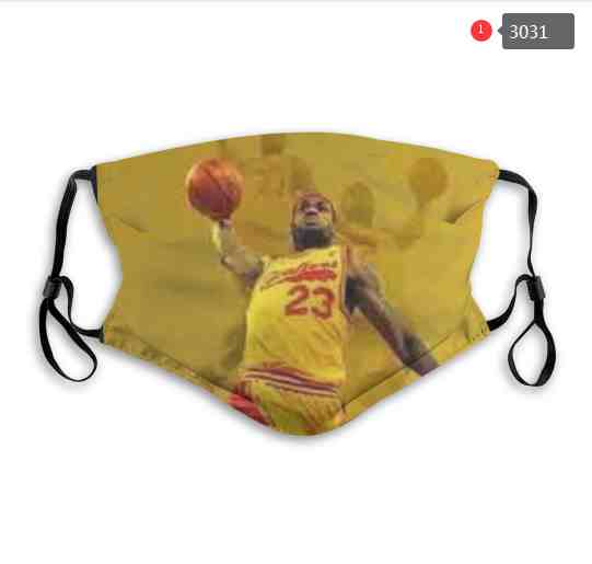 NBA Basketball Cleveland Cavaliers  Waterproof Breathable Adjustable Kid Adults Face Masks 3031