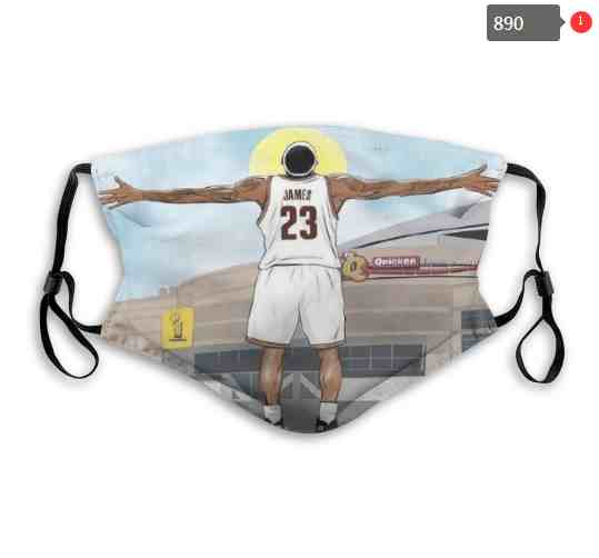 NBA Basketball Cleveland Cavaliers  Waterproof Breathable Adjustable Kid Adults Face Masks  890
