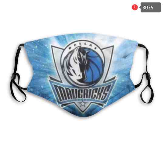 NBA Basketball Dallas Mavericks  Waterproof Breathable Adjustable Kid Adults Face Masks 3075