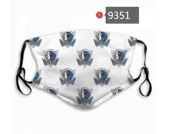 NBA Basketball Dallas Mavericks  Waterproof Breathable Adjustable Kid Adults Face Masks 9351