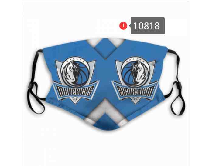 NBA Basketball Dallas Mavericks  Waterproof Breathable Adjustable Kid Adults Face Masks 10818