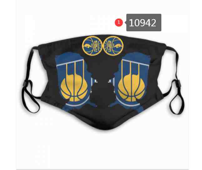 NBA Basketball Indiana Pacers  Waterproof Breathable Adjustable Kid Adults Face Masks 10942