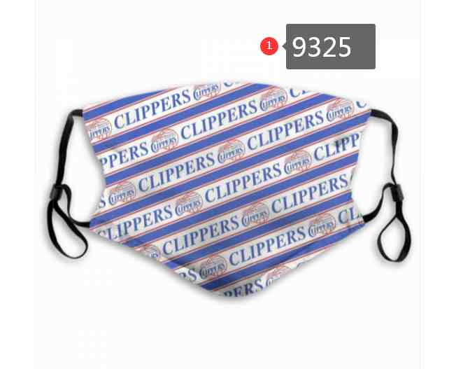 NBA Basketball Los Angeles Clippers  Waterproof Breathable Adjustable Kid Adults Face Masks 9325