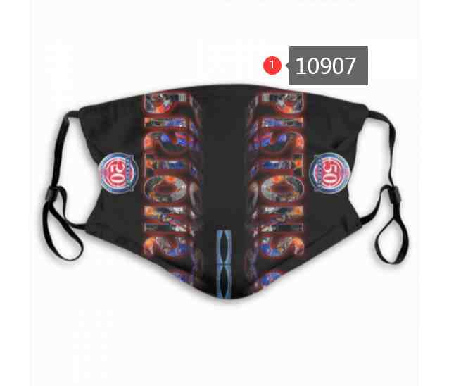 NBA Basketball Detroit Pistons  Waterproof Breathable Adjustable Kid Adults Face Masks 10907