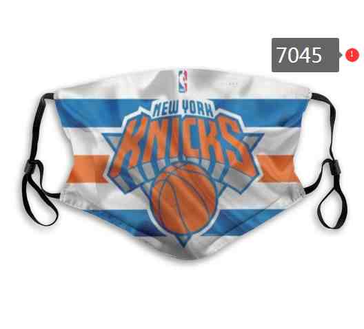 NBA Basketball New York Knickerbockers  Waterproof Breathable Adjustable Kid Adults Face Masks 7045