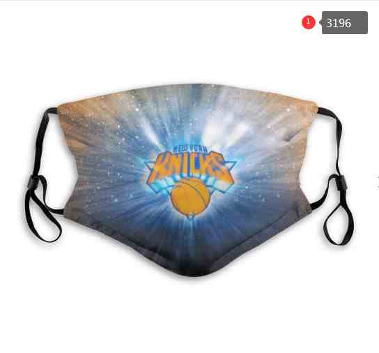 NBA Basketball New York Knickerbockers  Waterproof Breathable Adjustable Kid Adults Face Masks 3196