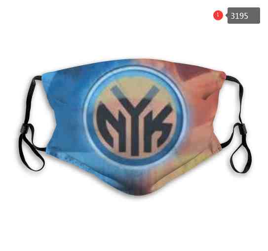 NBA Basketball New York Knickerbockers  Waterproof Breathable Adjustable Kid Adults Face Masks 3195