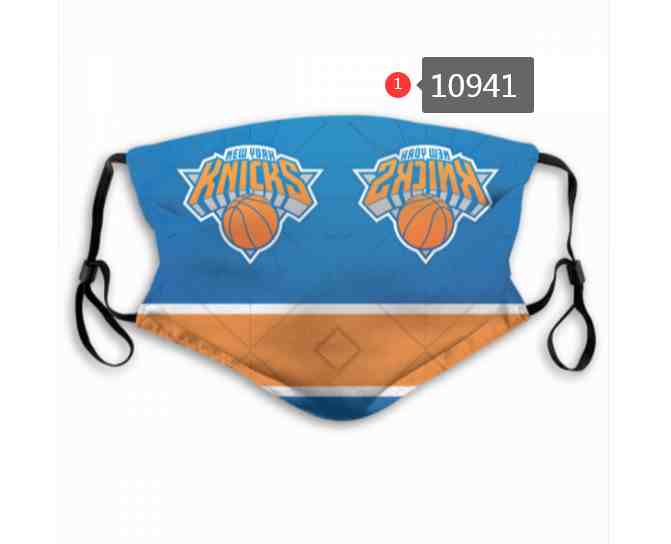 NBA Basketball New York Knickerbockers  Waterproof Breathable Adjustable Kid Adults Face Masks 10941