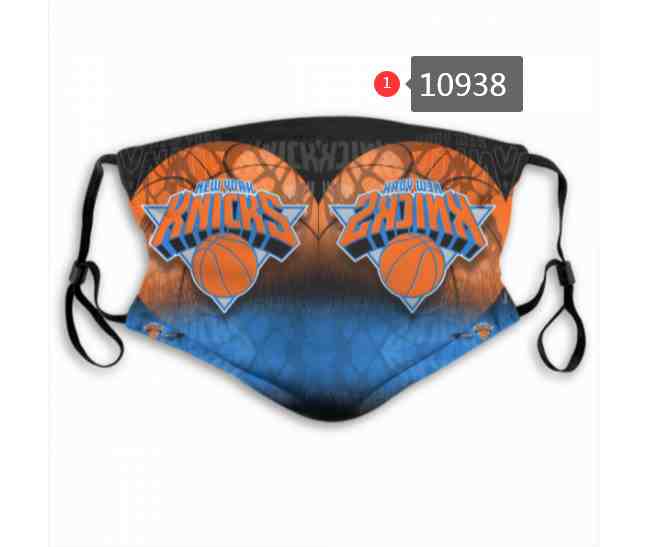 NBA Basketball New York Knickerbockers  Waterproof Breathable Adjustable Kid Adults Face Masks 10938