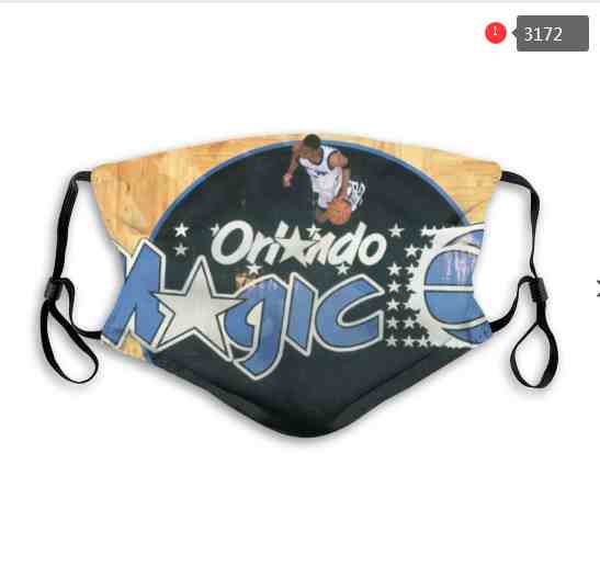 NBA Basketball Orlando Magic  Waterproof Breathable Adjustable Kid Adults Face Masks 3172