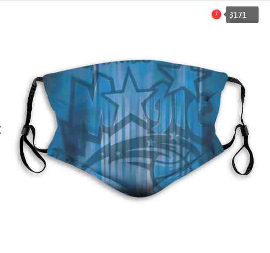 NBA Basketball Orlando Magic  Waterproof Breathable Adjustable Kid Adults Face Masks 3171