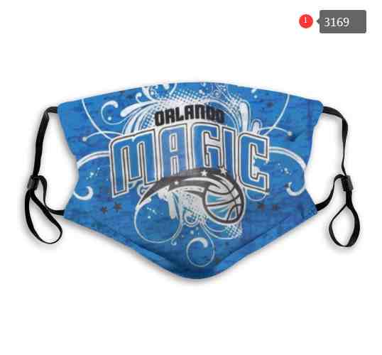 NBA Basketball Orlando Magic  Waterproof Breathable Adjustable Kid Adults Face Masks 3169