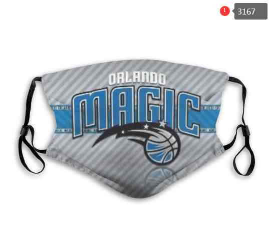 NBA Basketball Orlando Magic  Waterproof Breathable Adjustable Kid Adults Face Masks 3167