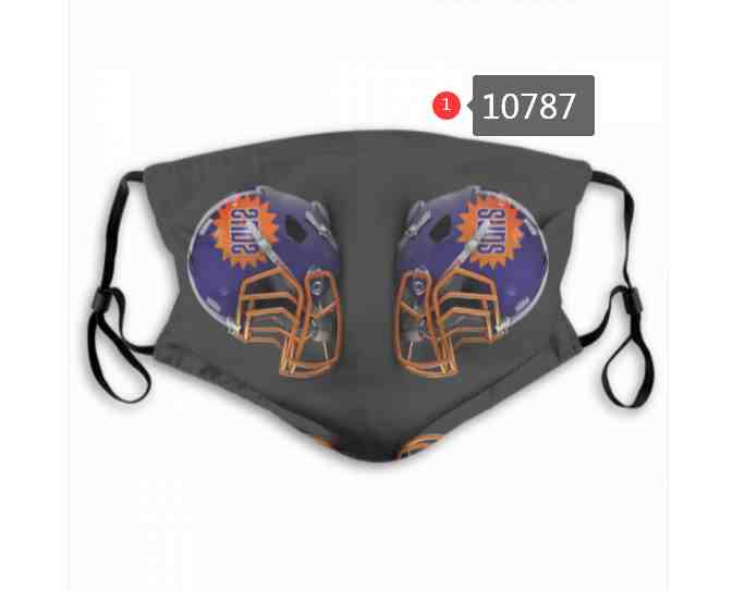 NBA Basketball Phoenix Suns  Waterproof Breathable Adjustable Kid Adults Face Masks 10787
