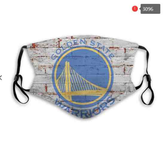 NBA Basketball Golden State Warriors  Waterproof Breathable Adjustable Kid Adults Face Masks 3096