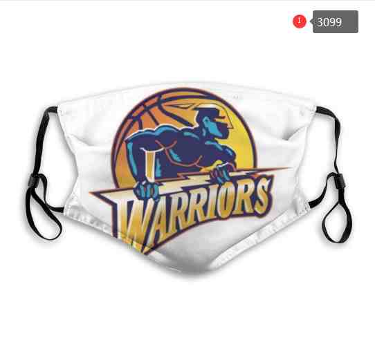 NBA Basketball Golden State Warriors  Waterproof Breathable Adjustable Kid Adults Face Masks 3099