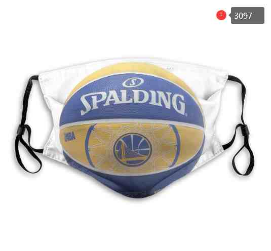 NBA Basketball Golden State Warriors  Waterproof Breathable Adjustable Kid Adults Face Masks 3097