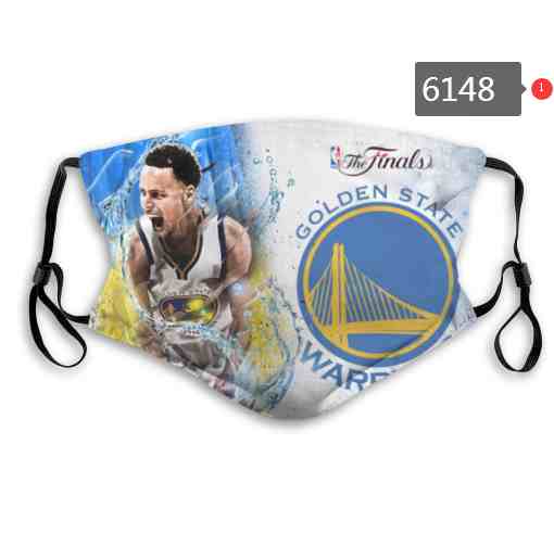 NBA Basketball Golden State Warriors  Waterproof Breathable Adjustable Kid Adults Face Masks 6148