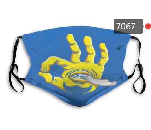 NBA Basketball Golden State Warriors  Waterproof Breathable Adjustable Kid Adults Face Masks 7067