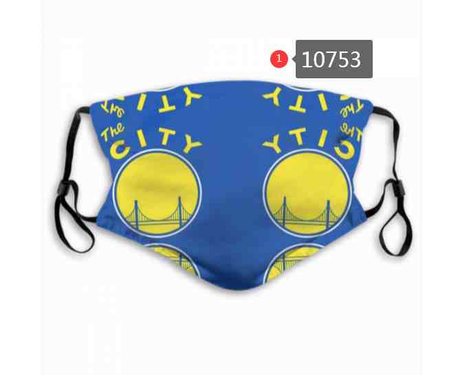NBA Basketball Golden State Warriors  Waterproof Breathable Adjustable Kid Adults Face Masks 10753