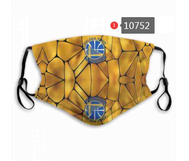 NBA Basketball Golden State Warriors  Waterproof Breathable Adjustable Kid Adults Face Masks 10752