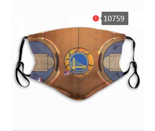NBA Basketball Golden State Warriors  Waterproof Breathable Adjustable Kid Adults Face Masks 10759