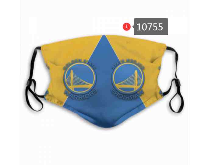 NBA Basketball Golden State Warriors  Waterproof Breathable Adjustable Kid Adults Face Masks 10755
