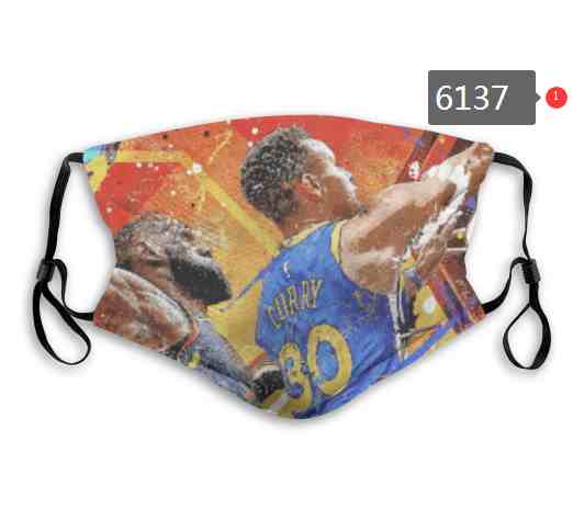 NBA Basketball Golden State Warriors  Waterproof Breathable Adjustable Kid Adults Face Masks 6137