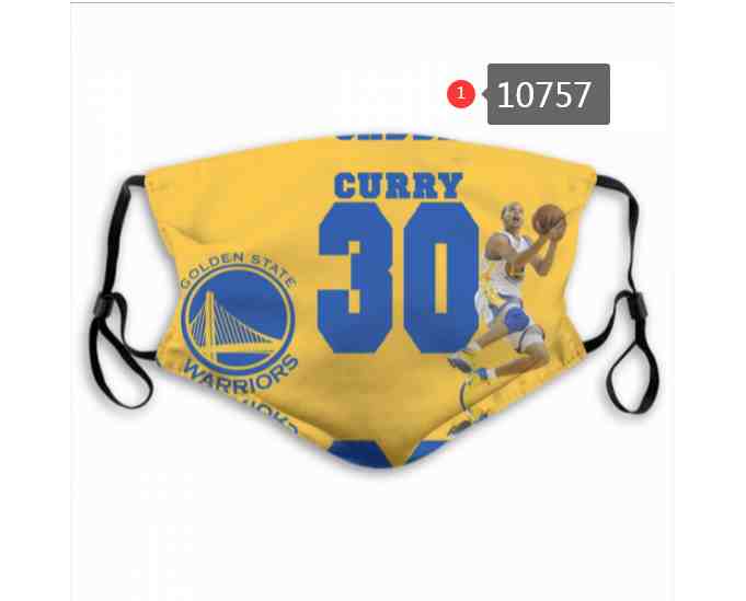 NBA Basketball Golden State Warriors  Waterproof Breathable Adjustable Kid Adults Face Masks 10757