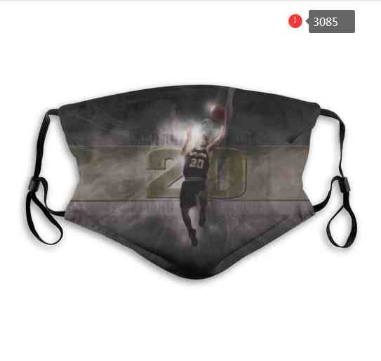 NBA Basketball San Antonio Spurs  Waterproof Breathable Adjustable Kid Adults Face Masks 3085