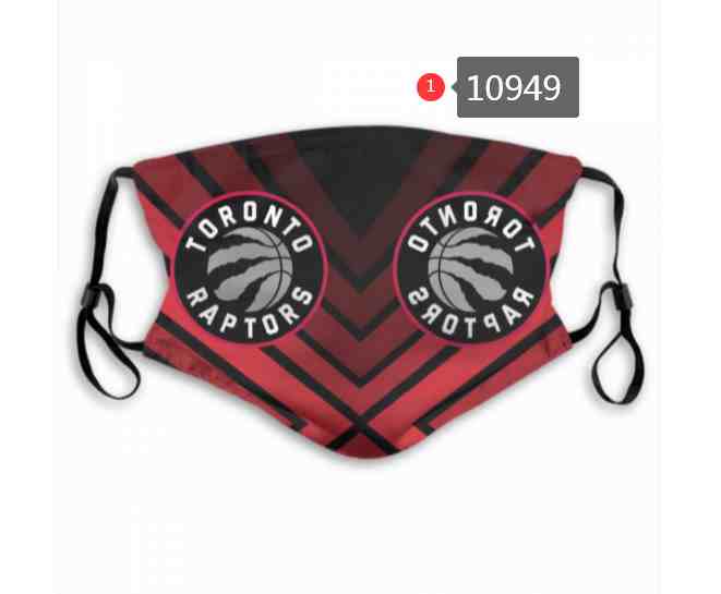NBA Basketball Toronto Raptors  Waterproof Breathable Adjustable Kid Adults Face Masks 10949