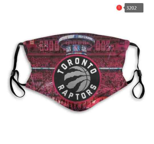 NBA Basketball Toronto Raptors  Waterproof Breathable Adjustable Kid Adults Face Masks 3202
