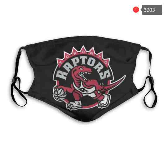 NBA Basketball Toronto Raptors  Waterproof Breathable Adjustable Kid Adults Face Masks 3203