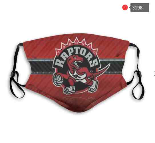 NBA Basketball Toronto Raptors  Waterproof Breathable Adjustable Kid Adults Face Masks 3198