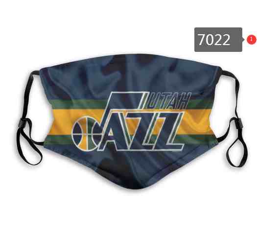 NBA Basketball Utah Jazz  Waterproof Breathable Adjustable Kid Adults Face Masks 7022