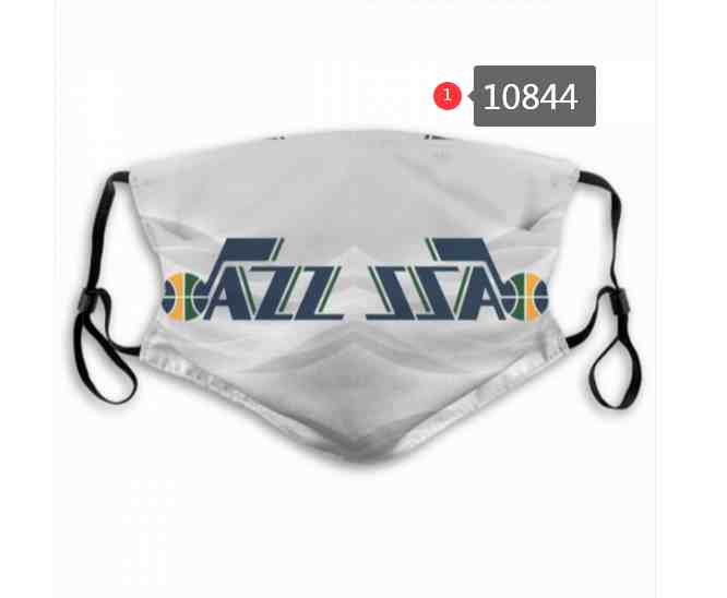 NBA Basketball Utah Jazz  Waterproof Breathable Adjustable Kid Adults Face Masks 10844