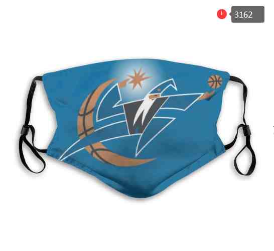NBA Basketball Washington Wizards Waterproof Breathable Adjustable Kid Adults Face Masks 3162