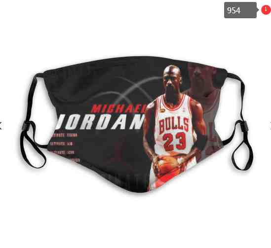 Michael Jordan NBA Basketball Chicago Bulls Waterproof Breathable Adjustable Kid Adults Face Masks 954