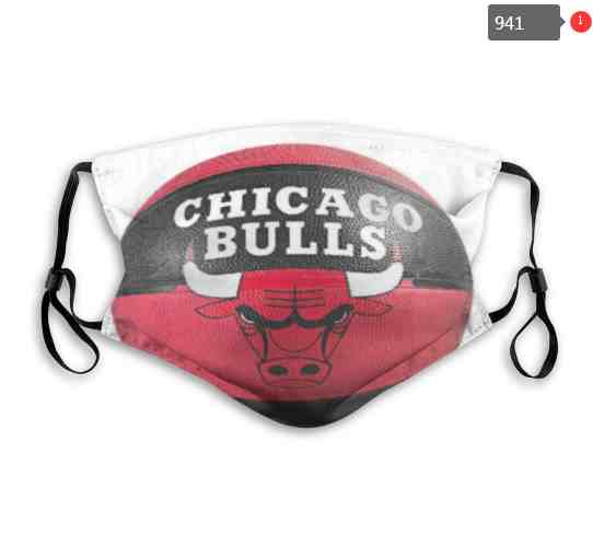 NBA Basketball Chicago Bulls Waterproof Breathable Adjustable Kid Adults Face Masks  941