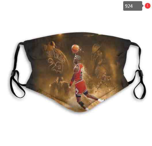 Michael Jordan NBA Basketball Chicago Bulls Waterproof Breathable Adjustable Kid Adults Face Masks  924