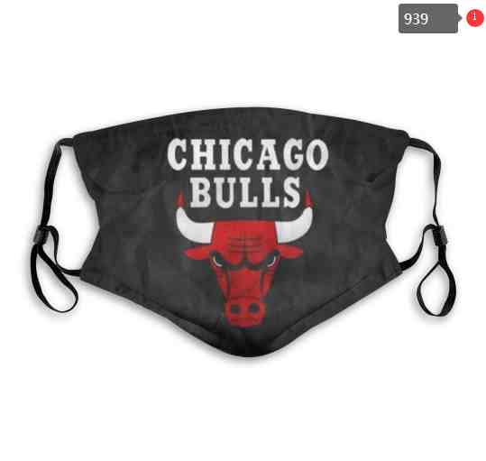 NBA Basketball Chicago Bulls Waterproof Breathable Adjustable Kid Adults Face Masks  939