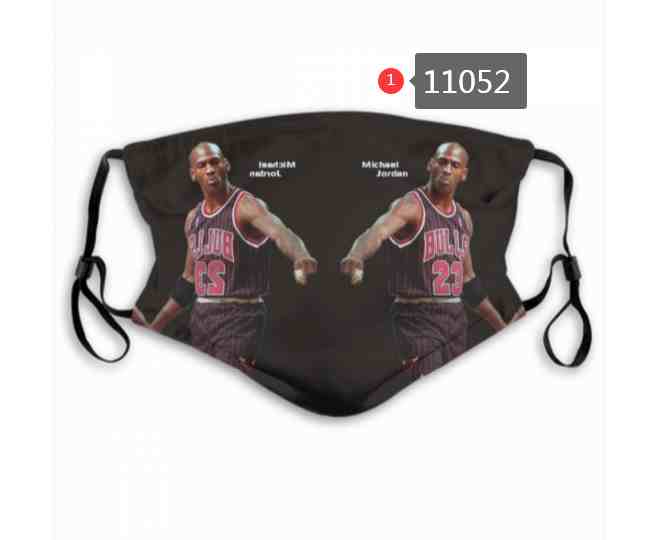 Michael Jordan NBA Basketball Chicago Bulls Waterproof Breathable Adjustable Kid Adults Face Masks 11052